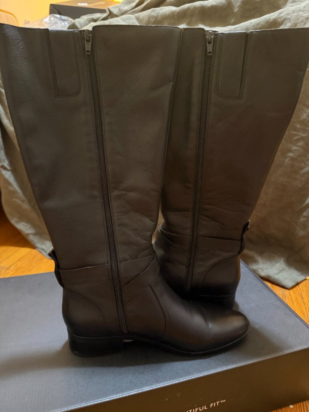 Wide Calf Naturalizer Rena Riding Boot - Picture 4 of 6